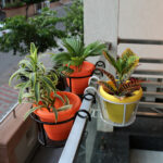 Rust-Proof Railing Planter Stand