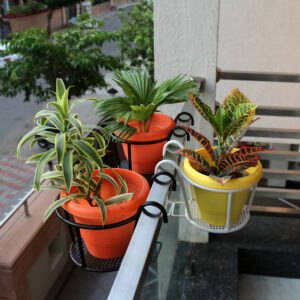 Rust-Proof Railing Planter Stand
