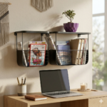 Metal Wall Shelf Organizer