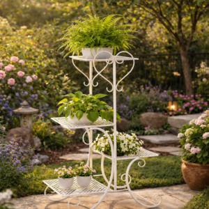 4-Tier Metal Plant Stand