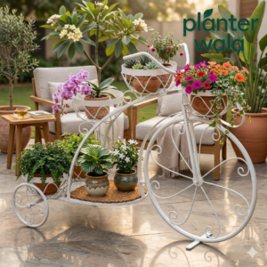 Vintage Bicycle Plant Stand