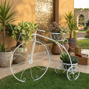 Vintage Metal Bicycle Plant Stand