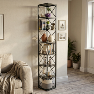 8 Tier Metal Corner Shelf