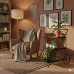 3-Tier Rolling Metal Plant Stand