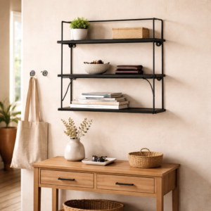 Wall Mounted Metal Rack Shelf