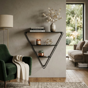 triangle wall shelf