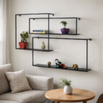 Wall Mounted Metal Shelf