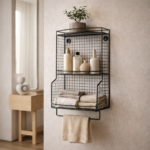 Wall Mounted Wire Mesh Organizer