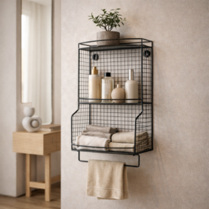 Wall Mounted Wire Mesh Organizer