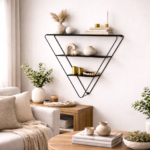 triangle wall shelf