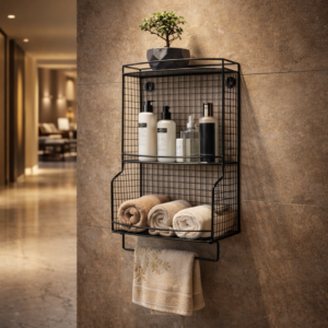 Wall Mounted Wire Mesh Organizer