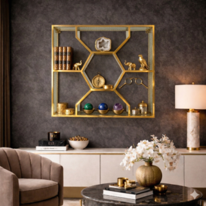 Stylish Heavy Duty Metal Wall Shelf – Stylish & Stunning Modern Wall Organizer