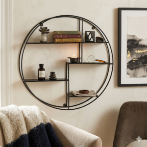Round Metal Wall Shelf