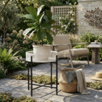 Metal Tray Side Table