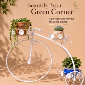 Vintage Metal Bicycle Plant Stand