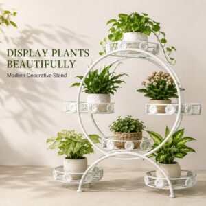 6-Tier Metal Planter Stand