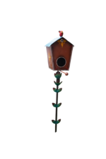 garden bird house stand